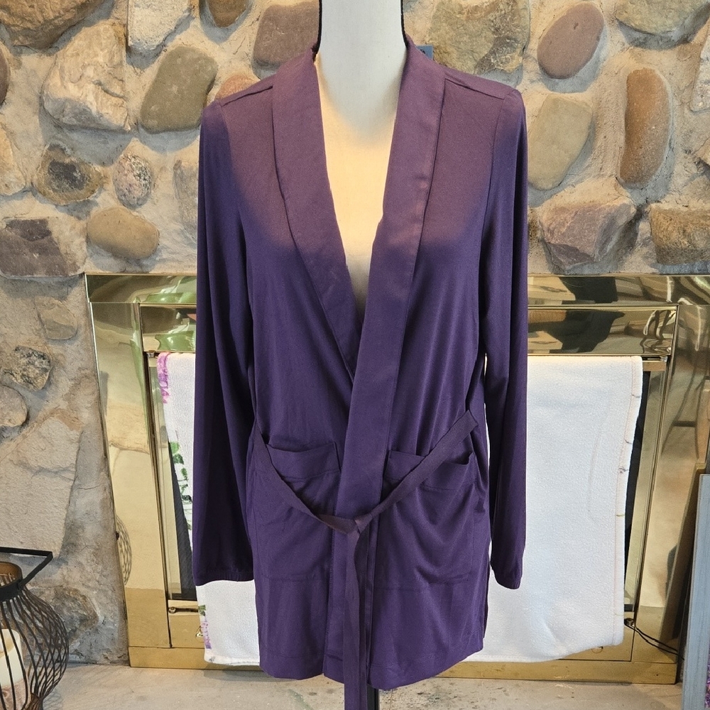 Duluth Trading Co Purple Bathrobe